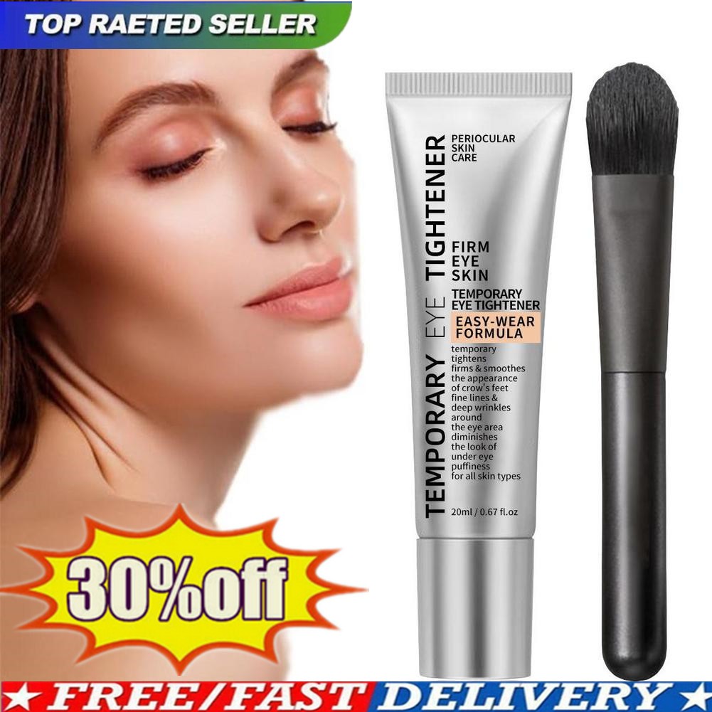 20ML Instant Easy Wear Temporary Eye Tightener Cream & Brush